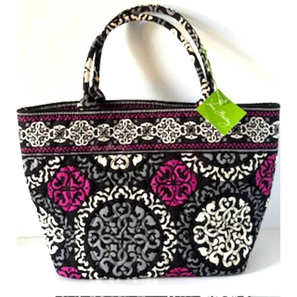 Vera Bradley Holiday Tote Canterbury Magenta NWT